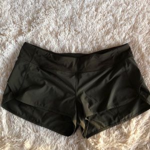 Lululemon Speed Shorts.